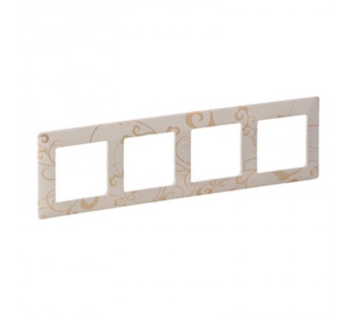 Valena LIFE Ампир бежевый Рамка 4-ая  754114  Legrand