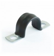 Скоба металлическая двухлапковая с полимерным покрытием СМД-П d16-17 мм (100 шт/уп)  PR08.6014  Промрукав