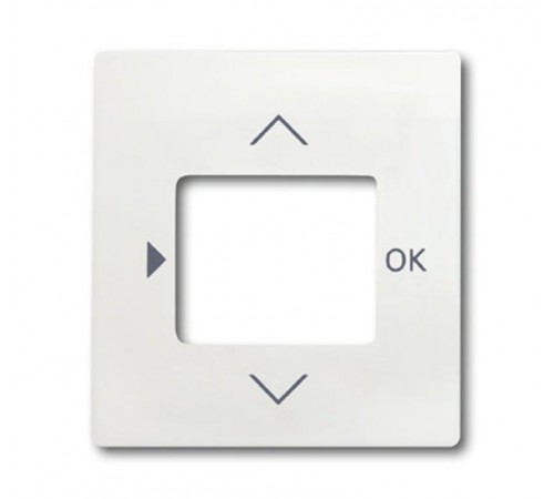 Плата центральная (накладка) для таймера 6455, 6456, серия impuls, цвет белый бархат  6430-0-0380   2CKA006430A0380  ABB