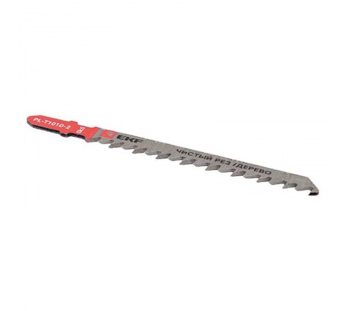 Пилки для электролобзика T101D (чистовой рез по дереву)(SK5)(2 шт)  pl-t101d-2  EKF