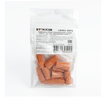 LD501-5573 Соединительный изолирующий зажим СИЗ-3 - 5,5 мм2, оранжевый (DIY упаковка 10 шт)  39342  STEKKER