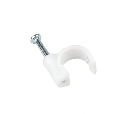 Скоба крепежная круглая (9мм.) (50шт.) EKF PROxima  plcn-sr-9  EKF