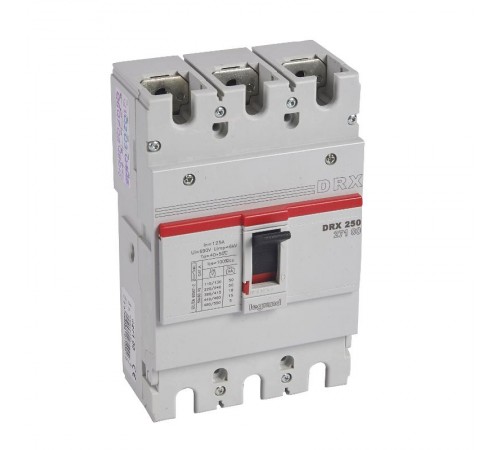 DRX250 термомагнитный 125A 3П 18KA  027100  Legrand