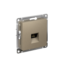 AtlasDesign Шампань Розетка компьютерная RJ45, механизм  ATN000583  SE