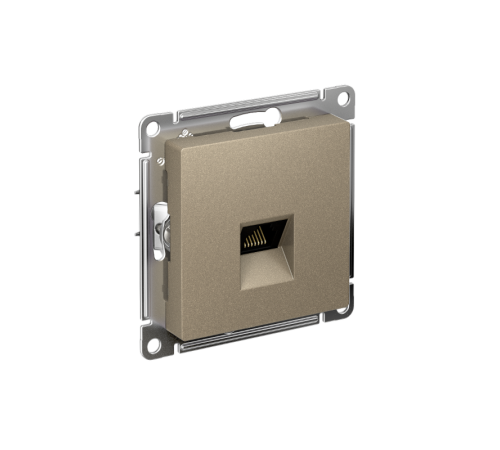 AtlasDesign Шампань Розетка компьютерная RJ45, кат. 6A, механизм  ATN000586  SE