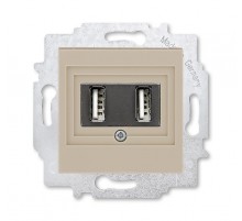 ABB Levit Кофе макиато USB зарядка 2-ая  5014H-A00040 18W  2CHH290040A6018  ABB
