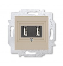 ABB Levit Кофе макиато USB зарядка 2-ая  5014H-A00040 18W  2CHH290040A6018  ABB