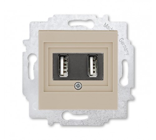 ABB Levit Кофе макиато USB зарядка 2-ая  5014H-A00040 18W  2CHH290040A6018  ABB