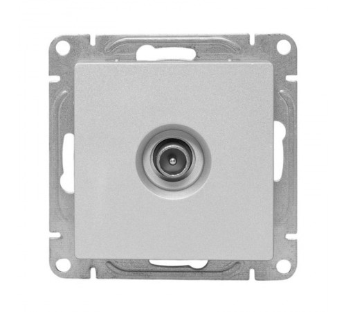 Механизм розетки TV, оконечная, алюминий Эпика EKF  UP1-SOA-TV-3  EKF