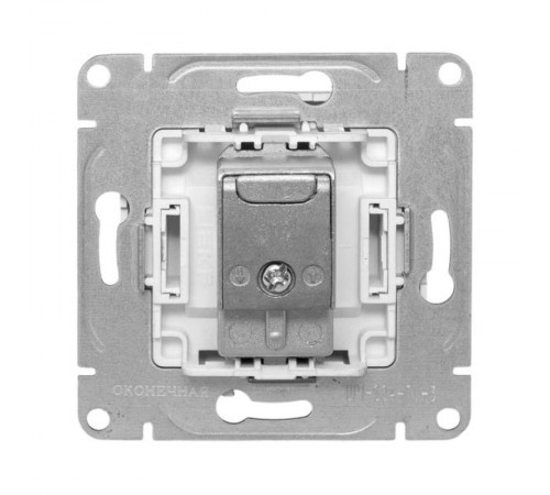 Механизм розетки TV, оконечная, алюминий Эпика EKF  UP1-SOA-TV-3  EKF