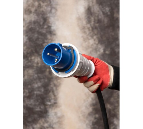 Вилка переносная 033 2Р+РЕ 63А 220В IP67 EKF PROxima  ps-033-63-220  EKF