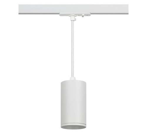Светильник трековый однофазный TR45 - GU10 S WH подвесной 52*100 под лампу MR16 белый  Б0054181  ЭРА