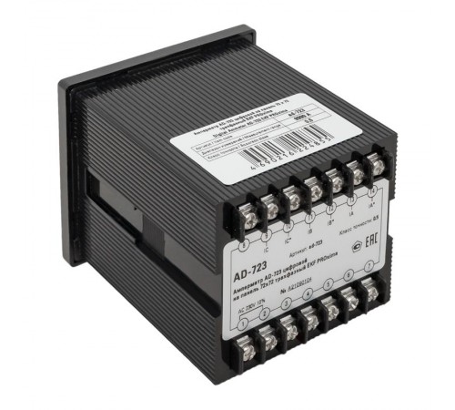 Амперметр AM-D723 цифровой на панель 72х72 трехфазный EKF PROxima  ad-723  EKF