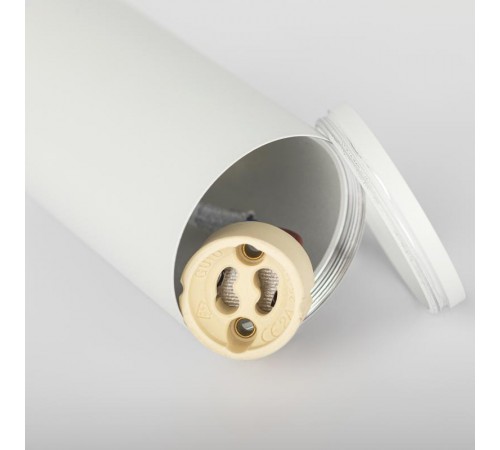 Светильник трековый однофазный TR45 - GU10 S WH подвесной 52*100 под лампу MR16 белый  Б0054181  ЭРА