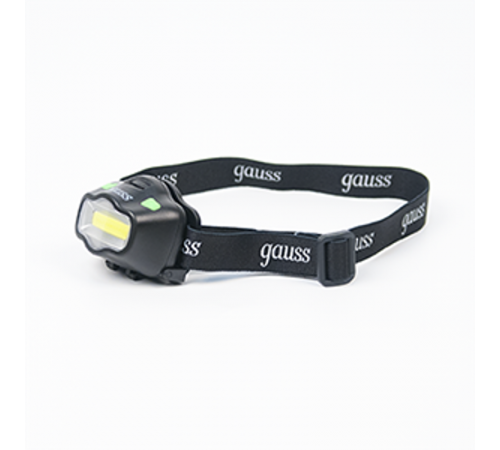 Фонарь налобный GFL308 3W 180lm 3xААА LED 1/12/72  GF308  Gauss