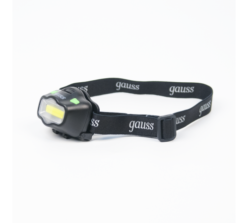 Фонарь налобный GFL308 3W 180lm 3xААА LED 1/12/72  GF308  Gauss