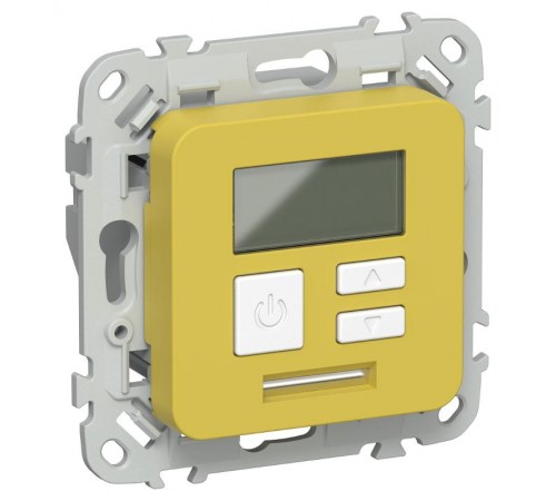 FLITE Термостат электронный с дисплеем 16А Т-ФлЖК желтый карри  FI-RT11-K44  IEK