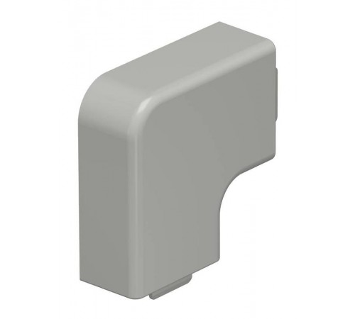 Крышка плоского угла кабельного канала WDK 15x30 мм (ПВХ,серый) (WDK HF15030GR)  6158595  OBO Bettermann