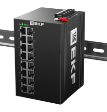 Промышленный управляемый коммутатор уровня L2 ML2-16GTP, 16 портов 10/100/1000Base-T(X) RJ45 c PoE, монтаж на динрейку TSX TSX-ML2-16GTPEKF