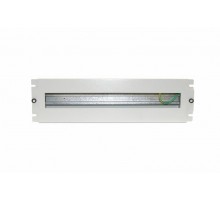 BPB19-PS-3U-RAL7035 Панель с DIN-рейкой с регулируемой глубиной установки, 19", 3U, 22 места, цвет серый (RAL 7035)  437076  Hyperline