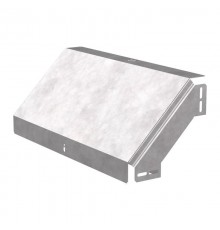 Угол вертикальный внешний 90 градусов с крышкой Стандарт 500х80   PR16.0587  Промрукав