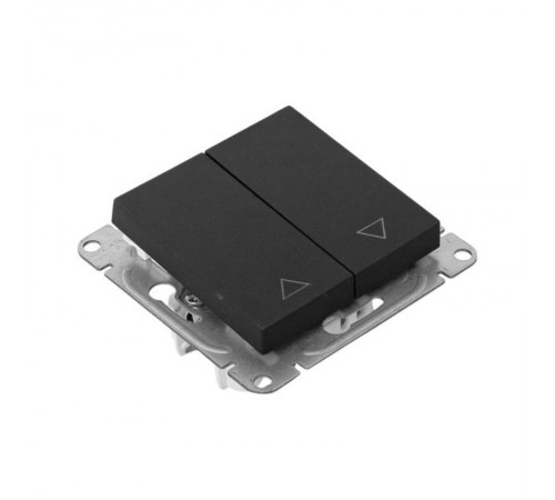 Механизм выключателя, для жалюзей, чёрный Эпика EKF  UP1-SWB-25  EKF