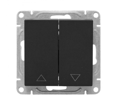 Механизм выключателя, для жалюзей, чёрный Эпика EKF  UP1-SWB-25  EKF