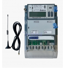 Счетчик Меркурий 234 ARTMX2-03 PBR.G 5-10А/400В (мнтар.) ЖКИ (монт. пл.)