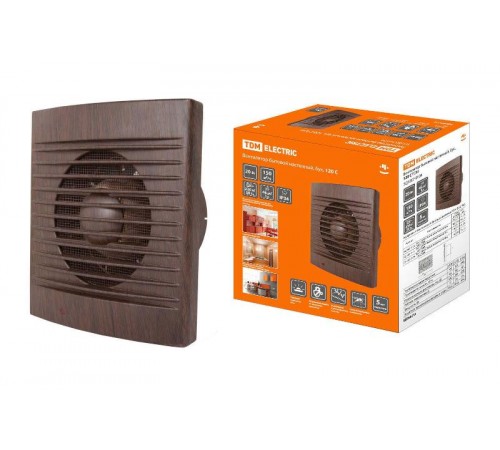 Вентилятор бытовой настенный, 120 С "ЭКО" (бук)  SQ1807-0104  TDM