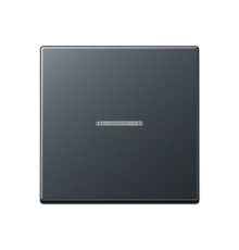 Клавиша для KNX кнопки, 1 группа, с окошком; термопласт; матовый антрацит  A101KO5BFANM  Jung