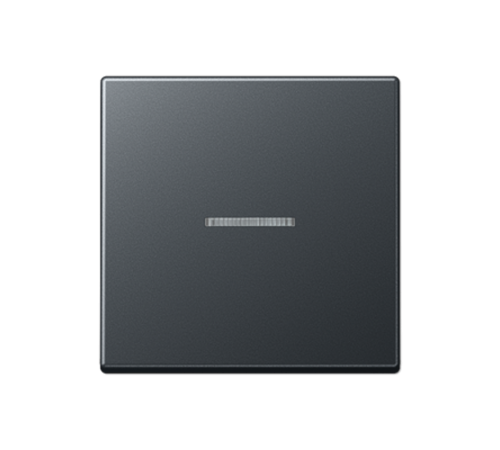 Клавиша для KNX кнопки, 1 группа, с окошком; термопласт; матовый антрацит  A101KO5BFANM  Jung