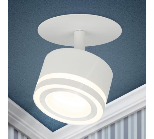 Светильник встраиваемый под лампу GX53  DK114 WH белый  Б0059789  ЭРА