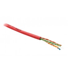UUTP4-C6-S23-IN-PVC-RD-305 (305 м) Кабель витая пара, неэкранир. U/UTP, категория 6, 4 пары (23 AWG), одножил. (solid), PVC  443524  Hyperline