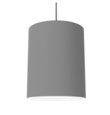 Светодиодный светильник DL-Roll подвесной 15 Вт 3000 К 140х190 мм RAL7045 серый муар с рассеивателем опал  V1-R0-70137-30000-2001530  VARTON