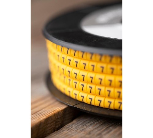 Маркер-кабельный 1,5кв.мм "7" (1000шт.) (ЕС-0) EKF PROxima  plc-KM-1.5-7  EKF