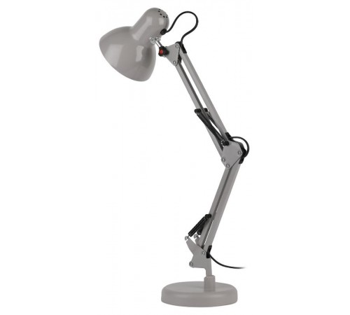 Светильник настольный N-214-E27-40W-GY Е27 с основанием серый  Б0052762  ЭРА