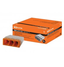 Строительно-монтажная клемма КБМ-2273-233 (2,5мм2) с пастой  SQ0517-0112  TDM