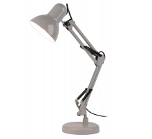 Светильник настольный N-214-E27-40W-GY Е27 с основанием серый  Б0052762  ЭРА