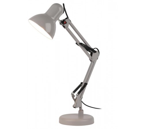 Светильник настольный N-214-E27-40W-GY Е27 с основанием серый  Б0052762  ЭРА