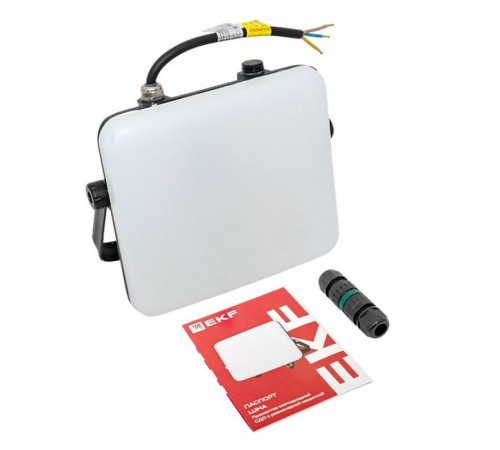Прожектор светодиодный СДО-4004 50Вт 4000К IP65 с равномерной засветкой LUMA EKF  FLL-4004-50-4000  EKF