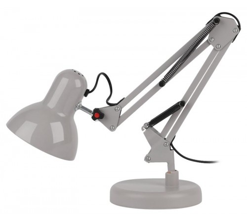 Светильник настольный N-214-E27-40W-GY Е27 с основанием серый  Б0052762  ЭРА