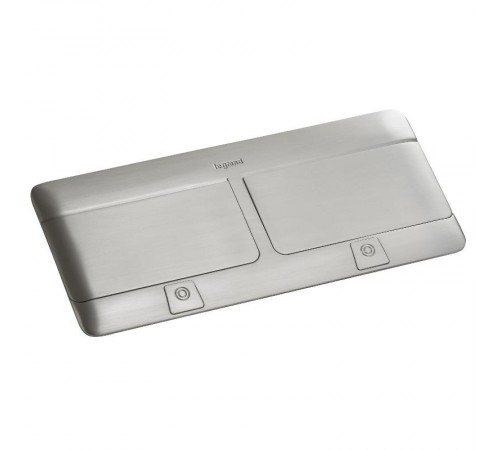 Выдвижной блок в стол, с комплектом для монтажа, 2х4 модуля, цвет черный, для монтажа ЭУИ  654005  Legrand