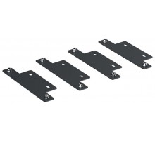 ITK LINEA S Компл. для соединения шкафов чер. (4шт/компл)  LS-CCK05  ITK