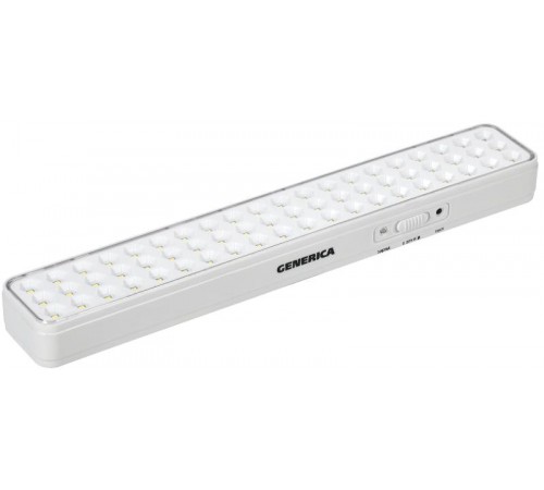 Светильник аккум. ДБА 1060 непост. 60LED 6ч 6Вт  LDBA0-1060-6-01-K01-G  GENERICA