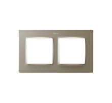 Рамка на 2 поста цвета матовый шампань S82 Concept  8200627-094  Simon