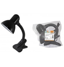 Светильник настольный прищепка 40Вт, E27, черный, (мягкая упак.) Народный  SQ0337-0126  TDM