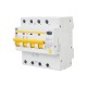 Выключатель автоматический дифференциального тока АД14 4п 40А C 30мА тип AC (5 мод)  MAD10-4-040-C-030  IEK