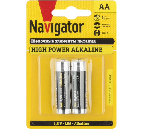 Элемент питания NBT-NE-LR6-BP2  94752  Navigator