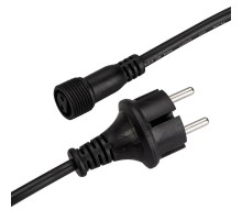 Шнур питания ARD-PRO-BALL-LIVE-1.5M Black (230V, 1.6A)  025653  Arlight
