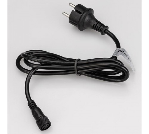 Шнур питания ARD-PRO-BALL-LIVE-1.5M Black (230V, 1.6A)  025653  Arlight